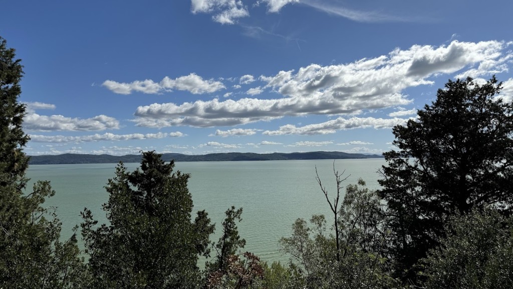 The view of Lago Trasimeno from Isola Maggiore where we spent a day of solitude.